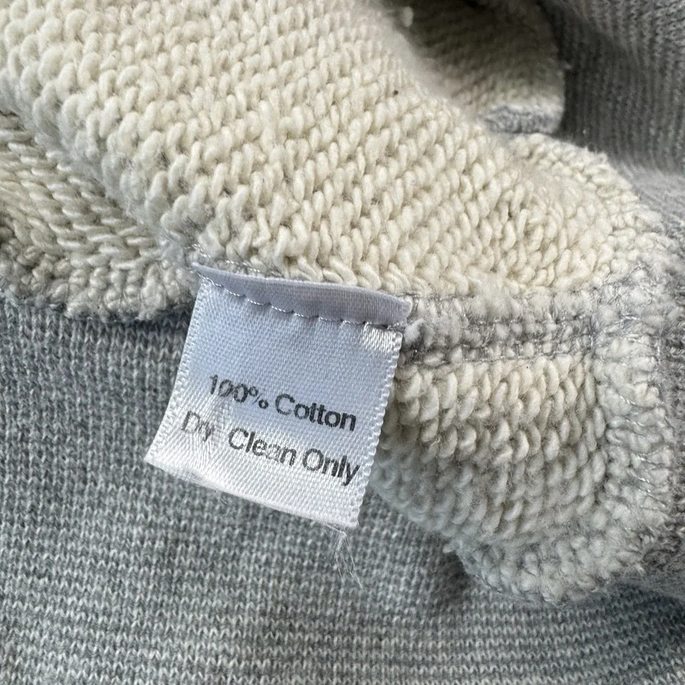 Ebbetsfield Flannel Cotton Blend Gray Almendares Alarcanes Crewnck 1947 Size M